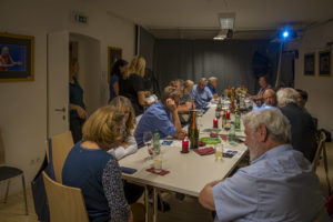 Gemütliches Beisammensein und Blendengespräche