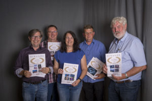 Sonderthema "Rund" (vlnr): Kurt Steindl 1. Platz, Helmut Ming und Jennifer Klinger 3. Platz, Andreas Kreutzer 2. Platz, Sepp Friedhuber 1. Platz